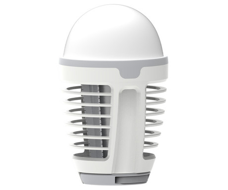 PLATINET PMKL70 2v1 svetilka proti mrčesu / insektom, 5W, LED svetilka, polnilna baterija, visoka učinkovitost, trpežna izdelava, tiho delovanje, belo-siva