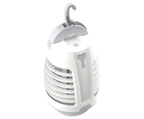 PLATINET PMKL70 2v1 svetilka proti mrčesu / insektom, 5W, LED svetilka, polnilna baterija, visoka učinkovitost, trpežna izdelava, tiho delovanje, belo-siva
