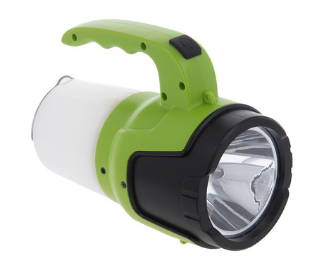 CAMPING večfunkcijska ročna LED svetilka, 450 lumnov, 3 načini svetenja, 1200mAh polnilna baterija, IP55 vodoodpornost, microUSB, ročaj, obešalo