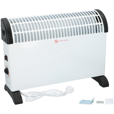 ALPINA električni konvektorski grelnik / radiator, moč 2000 W, 3 stopnje gretja, termostat, bel