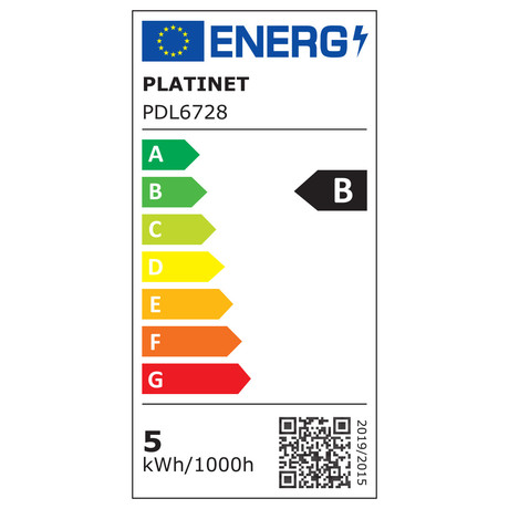 PLATINET PDL6728 namizna LED svetilka, 2v1, nastavljiva svetlost, nočna svetilka, baterija, nastavljiv vrat, bela