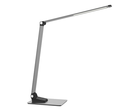 PLATINET PDL509 vrhunska namizna LED svetilka, delovanje na dotik, USB polnilec, nočna lučka, nastavljivo 2800-5700k, aluminij