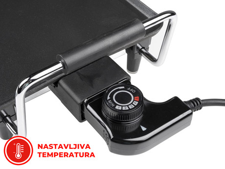 ALPINA Teppanyaki GRILL električna žar plošča, 1800W, 70x23cm