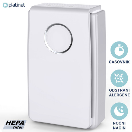 EOL - Platinet PAPHEPA13 čistilec zraka, odstrani 99,97% bakterij, zaslon na dotik
