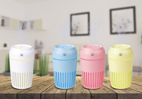 EOL - Platinet PMAH vlažilec zraka + LED  lučka/osvetlitev, rumene barve