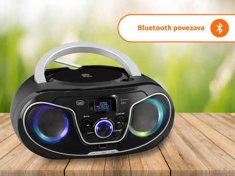 TREVI CMP 588, Boombox, CD/USB/Radio DAB/DAB+/FM, RDS, LED, daljinec, črn