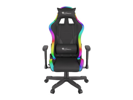 GENESIS gaming stol TRIT 600 RGB, ergonomski, RGB LED osvetlitev, popolnoma nastavljiv