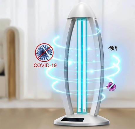 UV lučka za dezinfekcijo MANTA MUV001, do 99%, do 40m2, daljinec + timer