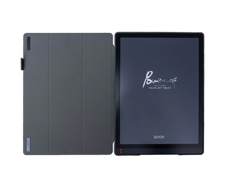 EOL - Originalni MAGNETNI preklopni ovitek / etui za e-bralnik 13.3" BOOX Tab X / Max Lumi2 / Max Lumi, funkcija stojala, črn