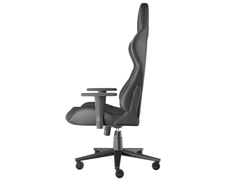 GENESIS NITRO 550 G2 gaming / pisarniški stol, ergonomski, nastavljiva višina / naklon, zibanje, 2x blazina, kolesa CareGLide™, črn