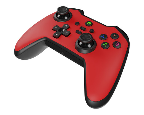 GENESIS MANGAN 400 brezžični igralni plošček / gamepad, 19 gumbov, vibriranje, Bluetooth, LED, Windows / Android / iOS / Nintendo, baterija, + prednja plošča, + torbica, rdeč (Genesis Red)