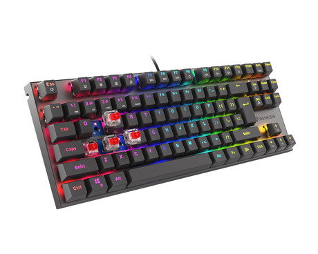 GENESIS THOR 303 TKL gaming tipkovnica, mehanska, RGB LED osvetlitev, Anti-Ghosting, F1 - F12, aplikacija, črna