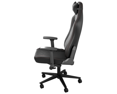 GENESIS NITRO 890 G2 gaming stol, ergonomski, nastavljiva višina / naklon, 3D nasloni za roke, kolesa CareGLide™, črn