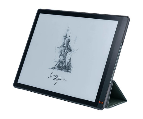 EOL - Originalni MAGNETNI preklopni ovitek / etui za e-bralnik 13.3" BOOX Tab X / Max Lumi2 / Max Lumi, funkcija stojala, črn