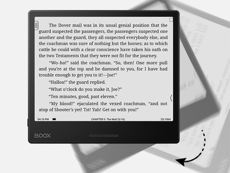 BOOX Page e-bralnik / tablični računalnik, 7", Android, 3GB+32GB, Wi-Fi, Bluetooth 5.0, gumbi za obračanje strani, USB Type-C, microSD, črn