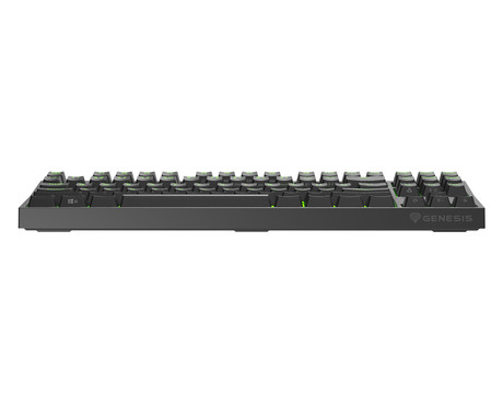 GENESIS THOR 404 TKL gaming tipkovnica, mehanska, RGB LED osvetlitev, tehnologija Hot-Swap, funkcija N-Key Rollover, programska oprema, vgrajen pomnilnik, F1-F12, črna