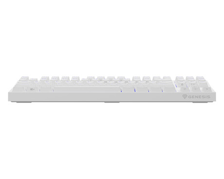 GENESIS THOR 404 TKL gaming tipkovnica, mehanska, RGB LED osvetlitev, tehnologija Hot-Swap, funkcija N-Key Rollover, programska oprema, vgrajen pomnilnik, F1-F12, bela