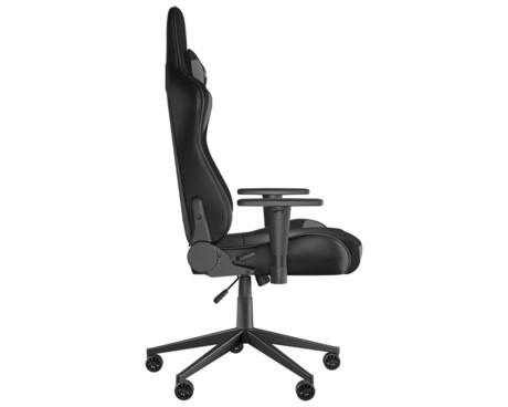 GENESIS NITRO 440 G2 gaming / pisarniški stol, ergonomski, nastavljiva višina / naklon, zibanje, 2x blazina, kolesa CareGLide™, črno siv