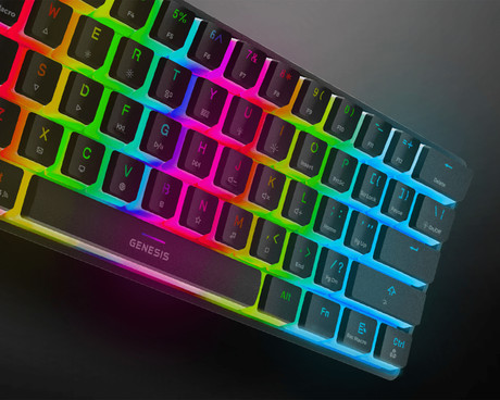 GENESIS THOR 660 gaming tipkovnica, mehanska, žična USB Type-C / brezžična Bluetooth, RGB LED osvetlitev, Anti-Ghosting, F1 - F12, aplikacija, črna