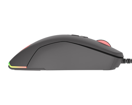 GENESIS Xenon 770 gaming optična miška, 10200DPI, RGB LED osvetlitev, 14 tipk, 2v1, zamenljiva plošča, vgrajen spomin, programska oprema, črna