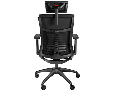 GENESIS ASTAT 200 gaming / pisarniški stol, ergonomski, tehnologija PureFlow™, konstrukcija ExoBase™, CareGlide™, nastavljiva višina / naklon, črn
