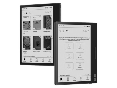BOOX Page e-bralnik / tablični računalnik, 7", Android, 3GB+32GB, Wi-Fi, Bluetooth 5.0, gumbi za obračanje strani, USB Type-C, microSD, črn