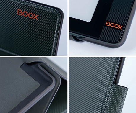 EOL - Originalni MAGNETNI preklopni ovitek / etui za e-bralnik 13.3" BOOX Tab X / Max Lumi2 / Max Lumi, funkcija stojala, črn
