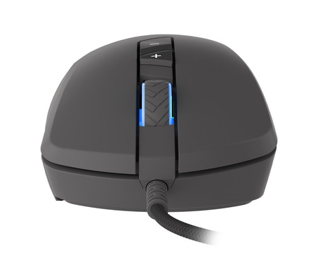 GENESIS Xenon 770 gaming optična miška, 10200DPI, RGB LED osvetlitev, 14 tipk, 2v1, zamenljiva plošča, vgrajen spomin, programska oprema, črna