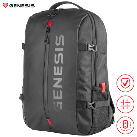 GENESIS PALLAD 410 univerzalni nahrbtnik, za prenosnike do 15.6", nastavljiv, trpežen, črn