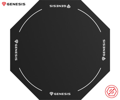 GENESIS TELLUR 400 OCTAGON podloga za stol, 100cm premer, protizdrsna, mehka podlaga, trpežna