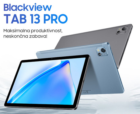 EOL - Blackview TAB 13 PRO tablični računalnik, 10.1", 4G-LTE, 8GB+128GB, IPS Full HD+, Android 13, WiFi, Bluetooth, GPS, priložen ovitek, siv (Space Gray)