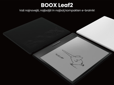 EOL - E-bralnik/tablični računalnik 7" BOOX Leaf2, Android 11, 2GB+32GB, Wi-Fi, Bluetooth 5.0, USB Type-C, microSD, črn