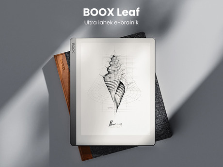 EOL - E-bralnik/tablični računalnik 7'' BOOX Leaf, Android 10, 2GB RAM + 32GB ROM, Wi-Fi, Bluetooth 5.0, siv