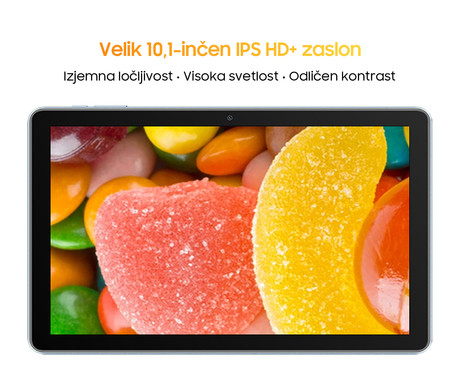 Blackview TAB 70 WIFI tablični računalnik, 10.1", 4GB+64GB, IPS HD+, Android 13, WIFI 6, Bluetooth 5.0, 6580mAh baterija, moder (Twilight Blue)