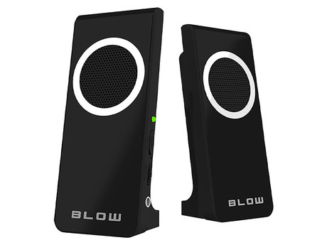 BLOW računalniški zvočniki MS-22, 2.0 Stereo, USB, črni