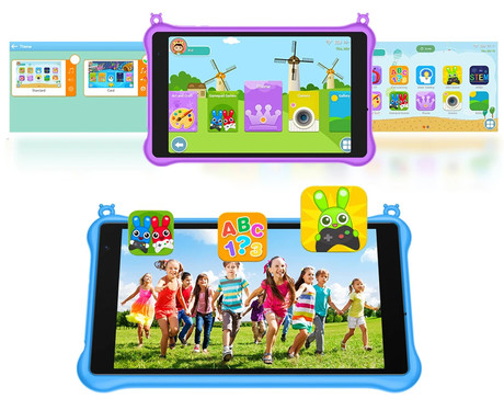 Blackview TAB 50 KIDS tablični računalnik, 8", 3GB+64GB, IPS HD+, Android 13, WIFI 6, Bluetooth, aplikacija iKids, ovitek/stojalo, vijoličen (Magic Purple)