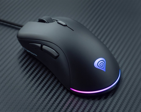 GENESIS KRYPTON 200 gaming miška, 6400DPI, RGB LED osvetlitev, 6 gumbov, spomin, programska oprema, Plug & Play, črna