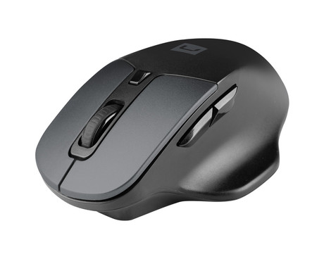 Natec BLACKBIRD 2 brezžična miška, ergonomska, USB 2.4GHz, 1600DPI, 6 gumbov, tiha stikala, 1x AA baterija, optični senzor, teflonski drsniki, črna