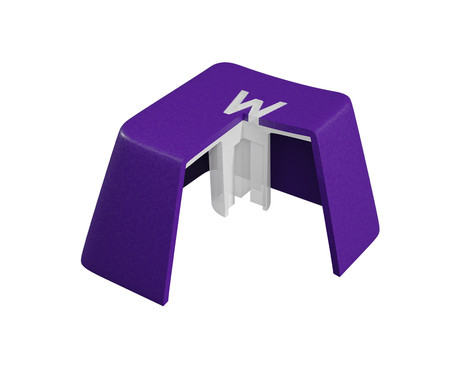 GENESIS LEAD 300 tipke za tipkovnico, 106 tipk, dvojno vlitje, ANSI-ISO, US postavitev, OEM profil, snemalnik tipk, ABS, vijolične (Violet)
