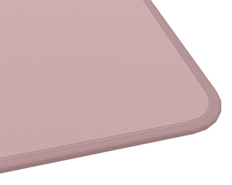 Natec COLORS M podloga za miško, 300x250mm, vodoodporna, gladka površina, protizdrsna podlaga, prešiti robovi, roza (Misty Rose)