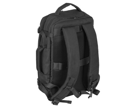 Natec CAMEL LITE univerzalni 2v1 nahrbtnik, za prenosnike do 15.5", 19L, potovalni, nastavljiv, trpežen, 10 žepov, raztegljiv, vodoodporen, Trolley sistem, črn