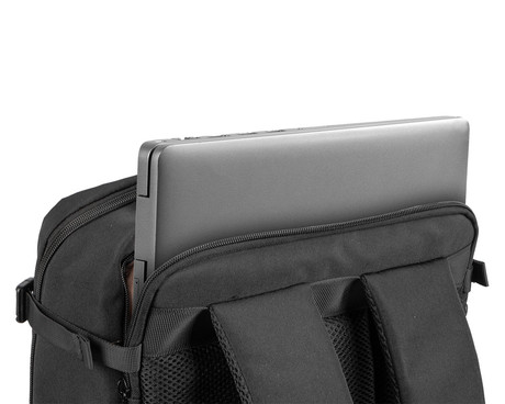 Natec CAMEL LITE univerzalni 2v1 nahrbtnik, za prenosnike do 15.5", 19L, potovalni, nastavljiv, trpežen, 10 žepov, raztegljiv, vodoodporen, Trolley sistem, črn