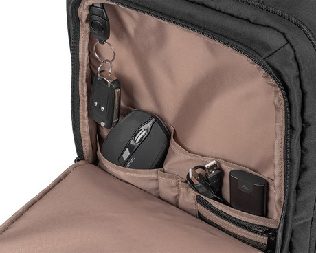 Natec CAMEL LITE univerzalni 2v1 nahrbtnik, za prenosnike do 15.5", 19L, potovalni, nastavljiv, trpežen, 10 žepov, raztegljiv, vodoodporen, Trolley sistem, črn