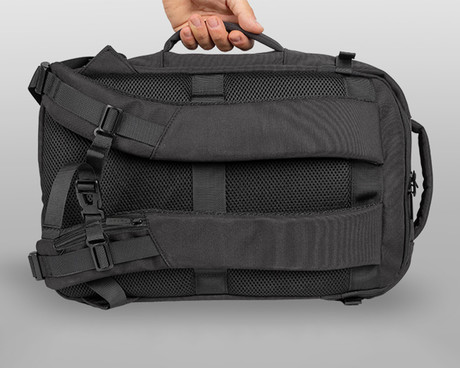 Natec CAMEL LITE univerzalni 2v1 nahrbtnik, za prenosnike do 15.5", 19L, potovalni, nastavljiv, trpežen, 10 žepov, raztegljiv, vodoodporen, Trolley sistem, črn
