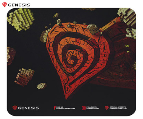 GENESIS Ancient Stone Of Genesis podloga za miško, Limited Edition, gaming / pisarniška, 250x210mm, vodoodporna, gladka površina, protizdrsna