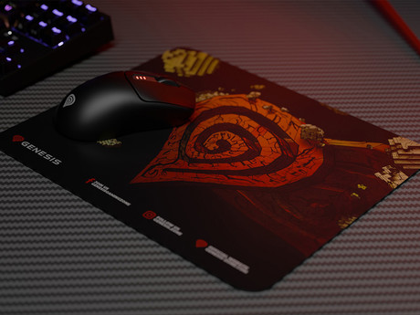 GENESIS Ancient Stone Of Genesis podloga za miško, Limited Edition, gaming / pisarniška, 250x210mm, vodoodporna, gladka površina, protizdrsna