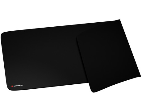 GENESIS CARBON 500 HYPER LOGO podloga za miško, gaming / pisarniška, 1200x600mm, vodoodporna, gladka površina, zaščiteni prešiti robovi, protizdrsna, črna