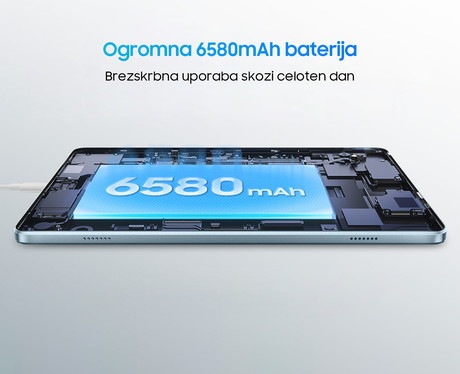 Blackview TAB 70 WIFI tablični računalnik, 10.1", 4GB+64GB, IPS HD+, Android 13, WIFI 6, Bluetooth 5.0, 6580mAh baterija, moder (Twilight Blue)