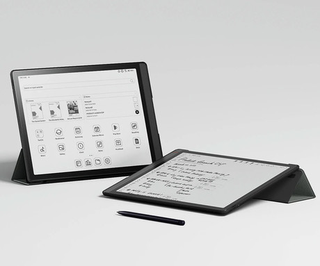EOL - Originalni MAGNETNI preklopni ovitek / etui za e-bralnik 13.3" BOOX Tab X / Max Lumi2 / Max Lumi, funkcija stojala, črn
