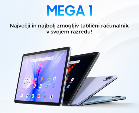 EOL Blackview MEGA 1 tablični računalnik, 11.5", IPS 2.4K, 12GB+256GB, Android, Dual WiFi, Bluetooth, GPS, 4xzvočniki, +pisalo, +ovitek, siv (Space Gray)